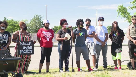 Protesters call for resignation, charges after Detroit police accelerate car through crowd