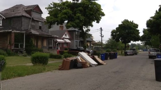 Dumping spot on Detroit street has neighbors fed up
