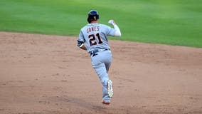 Tigers celebrate Cabrera milestones, rally 6-4 over Reds