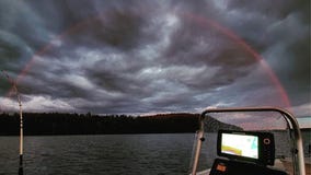 A stunning phenomenon: Rare, red rainbow spotted in Finland