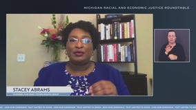 Stacey Abrams moderates Biden for President roundtable with Michiganders