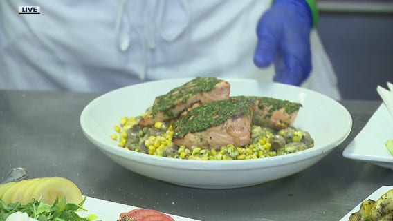 Andiamo's sweet pea pesto recipe