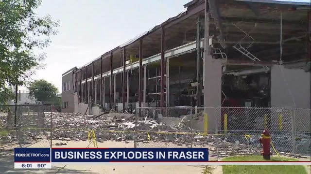 Business explodes in Fraser, investigation is still ongoing