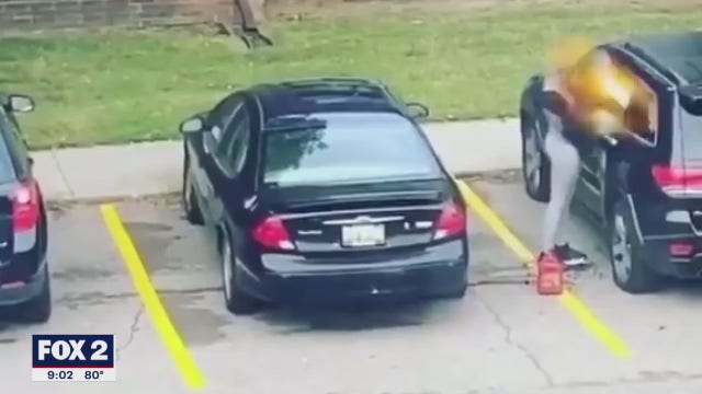 Owner of Jeep set ablaze in viral video says he knows accused woman but doesn't know why she did it