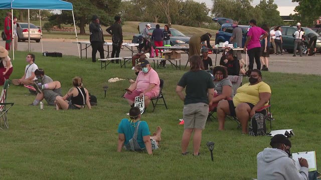 Protesters camp outside Children's Village for incarcerated teen who violated probation