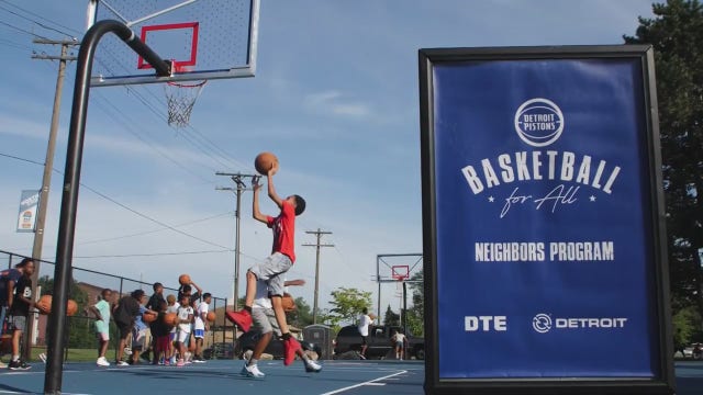 Detroit Pistons team with city for COVID-19 safe programs at parks