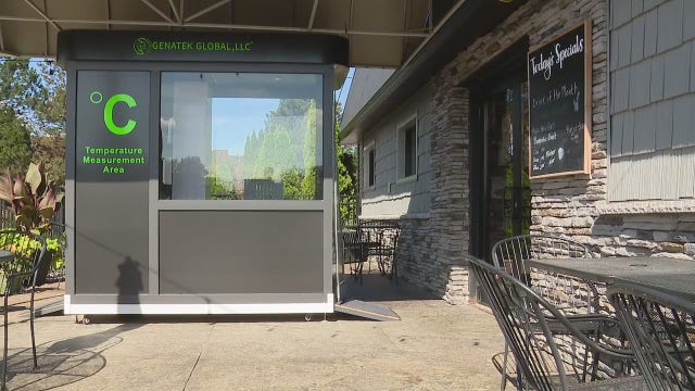 Fenton restaurant testing out new COVID-19 screening device made in Michigan