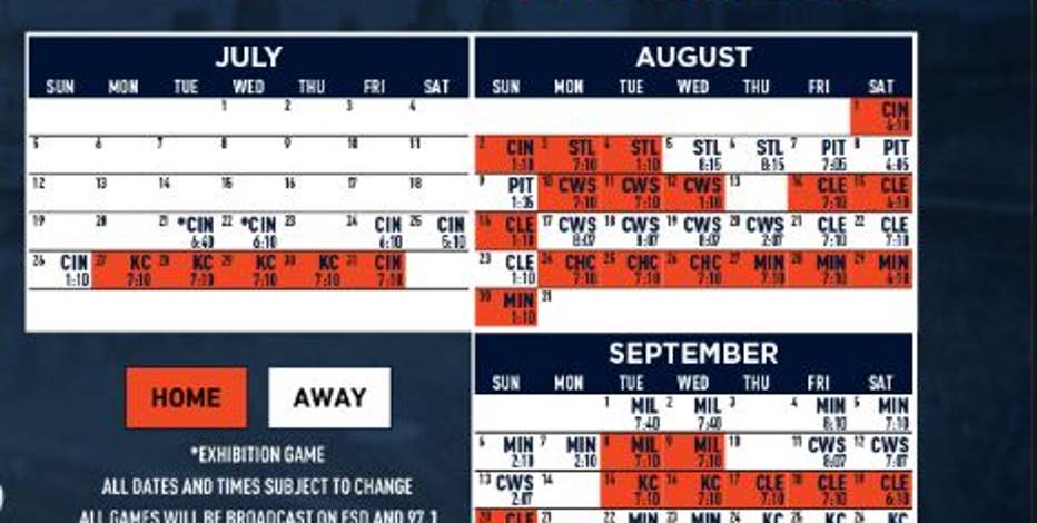 Detroit Tigers Schedule - Colaboratory