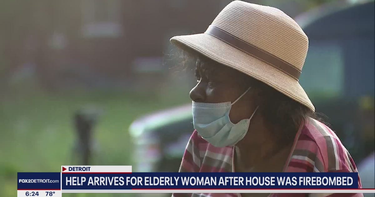 Help arrives for elderly woman after house firebombed | FOX 2 Detroit