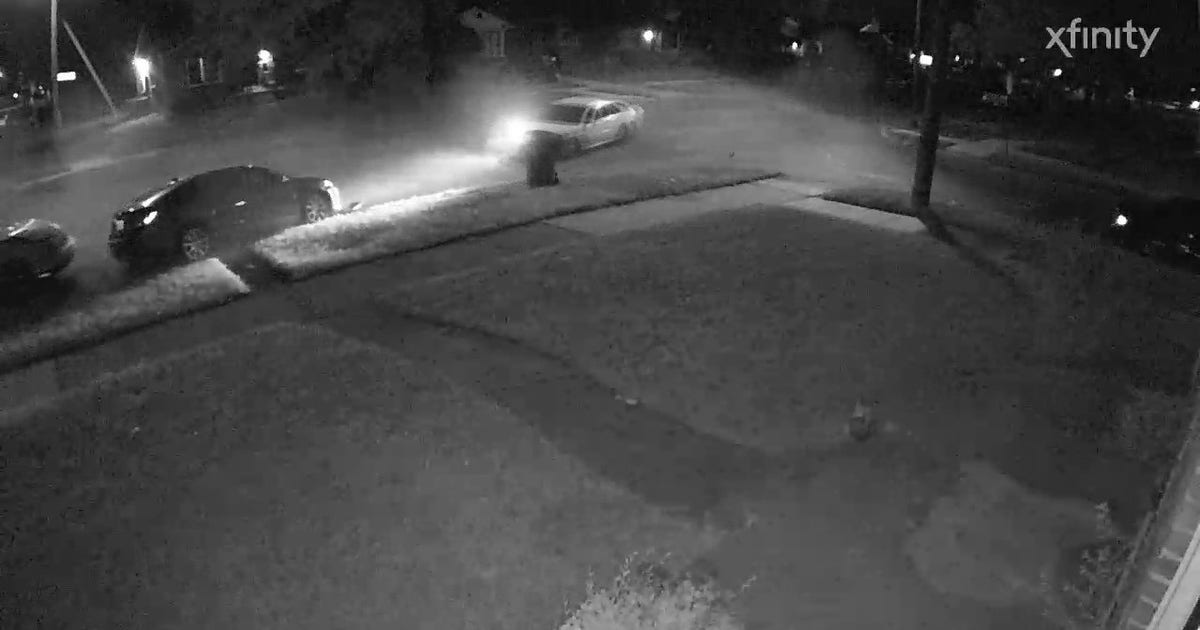 Surveillance video shows suspected drunk driver crash into Detroit ...