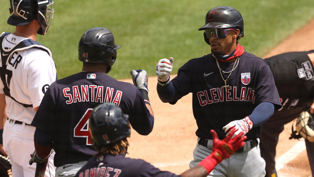 Indians beat Tigers for 20th straight time, Reyes hits 2 HRs