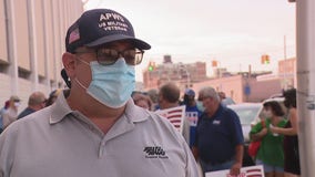 Detroit postal workers picket asking for postmaster general to 'get out of the way'