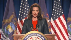 Gov. Whitmer talks shark week 'hot mic' comment, Kamala Harris VP pick