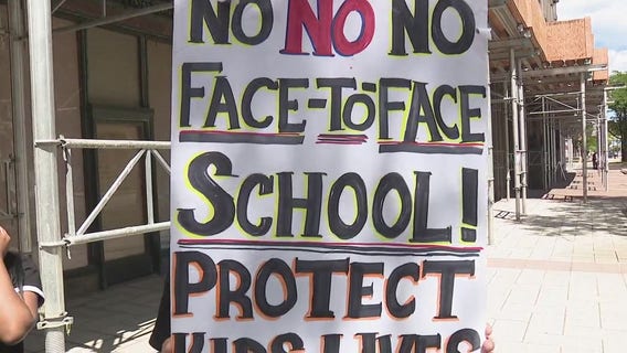 Detroit teachers protest following vote to authorize strike