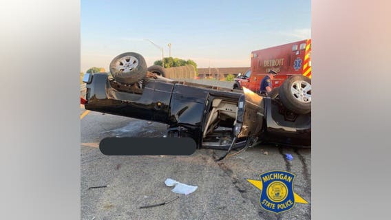 One dead after driver attempts abrupt exit on I-96, rolling vehicle