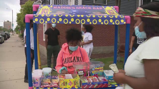 11-year-old's snack bar raises money for family friend stricken with disease