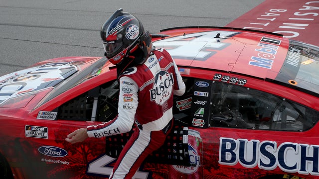 Harvick denies Keselowski in overtime at Michigan