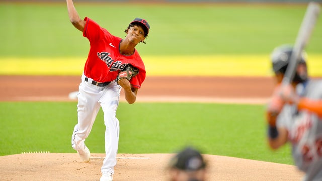 McKenzie strikes out 10 in debut, Indians beat Tigers 6-1