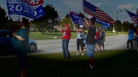 Trump supporter hit on Telegraph with water bottle thrown from speeding car