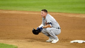 Tigers OF JaCoby Jones gets hit by pitch, fractures hand