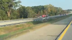 I-75 closed Friday morning after driver rolls car, ejected 40 yards, killed