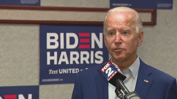 Biden talks creating more jobs, increasing police resources & funding, tax increases for income over $400K