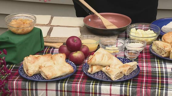 Making puff pastry apple turnovers with Ackroyd's Scottish Bakery