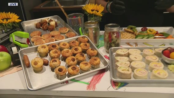 Chef Kelli's mini spaghetti, sandwich roll and other school lunch recipes