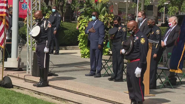 Friends from Detroit Police and Fire Departments help honor 9/11 