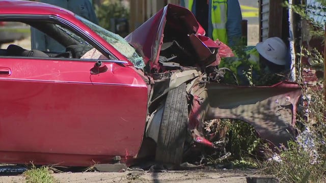 Witness says speeding car 'had to be doing 100' on Eight Mile in crash that killed 2-year-old