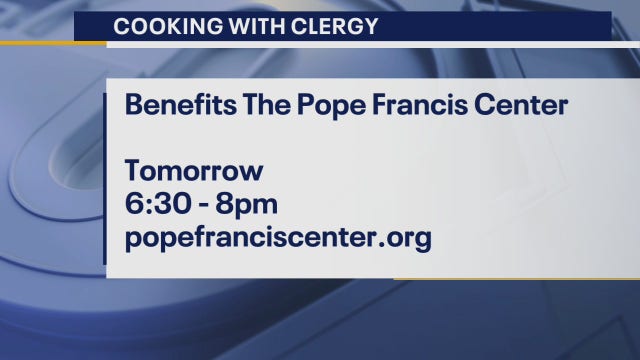 Cooking with Clergy event registration now open