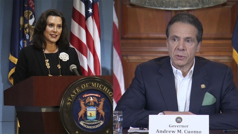 Michigan Gov. Gretchen Whitmer, NY Gov. Cuomo call for investigation called for an investigation into President Trump's handling of COVID-19.