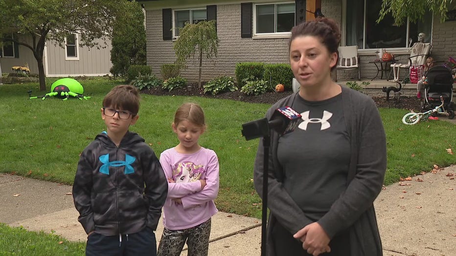 Georgiana Chiorean and her children Nolan and Nadia.