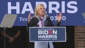 Dr. Jill Biden makes campaign stop in Madison Heights urging to get out the vote