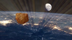 Chicken nugget launched into space to celebrate supermarket chain’s 50th anniversary