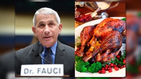 'You may have to bite the bullet': Dr. Fauci cautions against large Thanksgiving gatherings