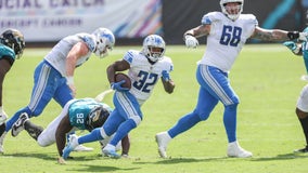 Stafford, Swift, Lions protect big lead, pound Jaguars 34-16