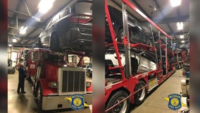 Michigan State Police recover vehicles stolen from police in Warren, Detroit, and Southfield