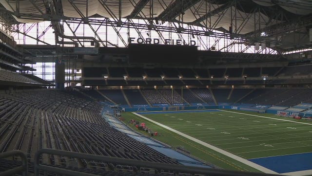 Detroit's Ford Field to hold election equipment