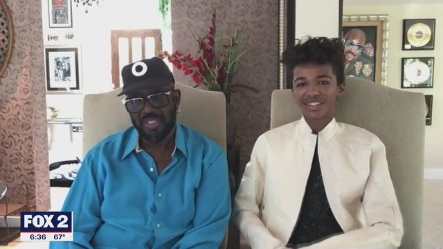 Original Temptations member Otis Williams helps get grandson's music career off the ground