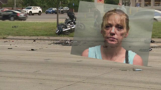 Woman with felony drug background was high in crash that killed motorcyclist, say police