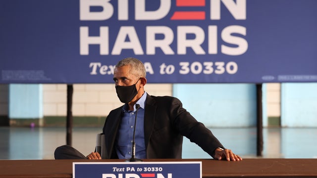 Barack Obama joining Joe Biden in Michigan at rally on Oct. 31