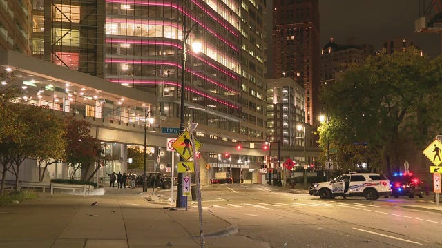 Man pulled from fiery crash at Cadillac Center People Mover station in Detroit