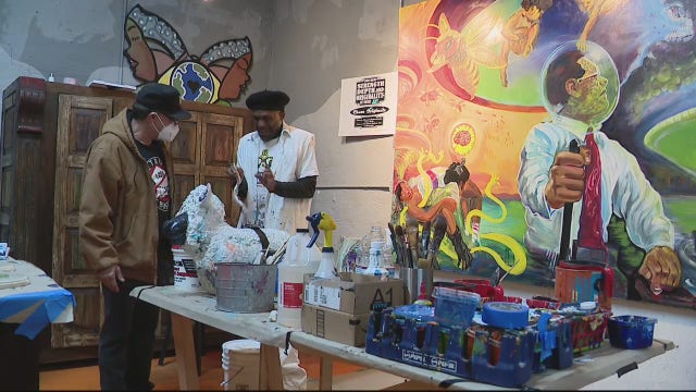 Detroit artist Chazz Miller working on new exhibit to help revitalize Old Redford neighborhood