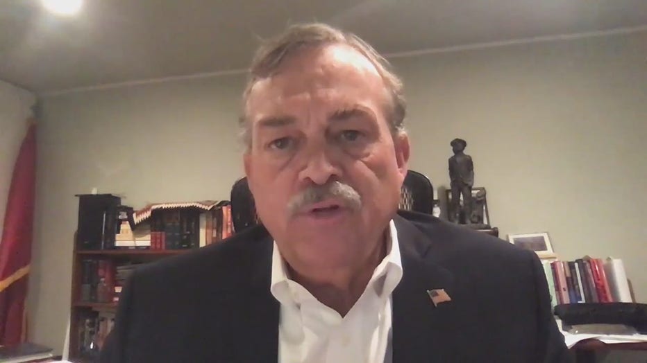 Retired Brigadier Gen. Michael McDaniel with Cooley Law School