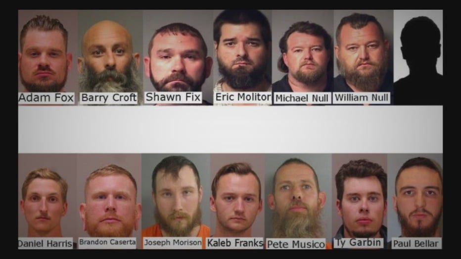 Militia suspects charged in the plot to kidnap Gov. Whitmer.