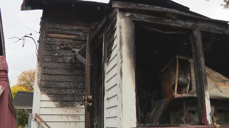 The Hills' rental house on the east side of Detroit was gutted from a fire.