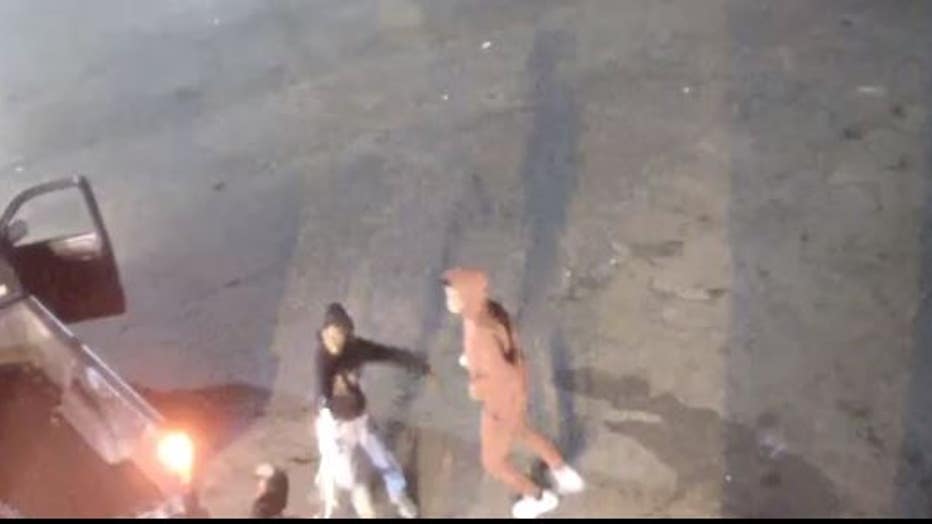 Photo still from DPD surveillance video