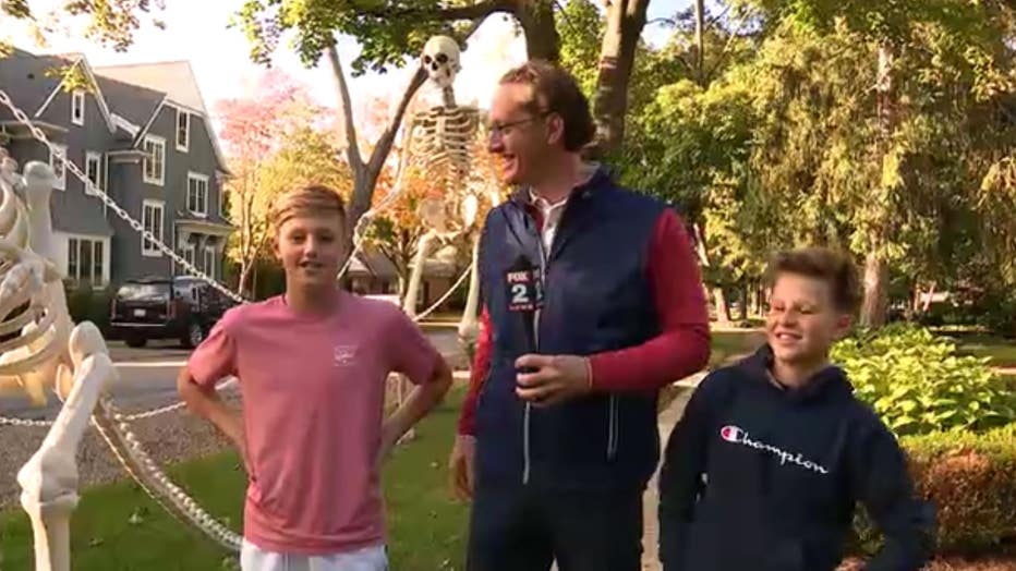 Kevin Kindt with his sons Bode, 12, and Hudson, 11