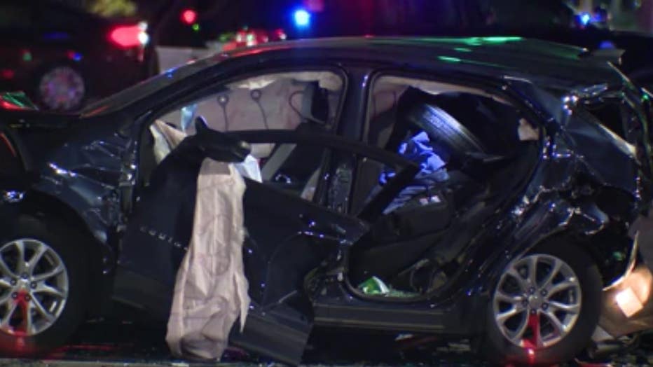 M-59 crash in Waterford
